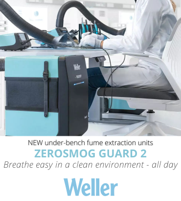 New from Weller ZeroSmog Guard 2 - breathe easy in a clean environment all day long