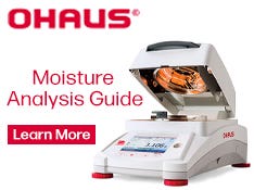 Ohaus Moisture Analysis Guide