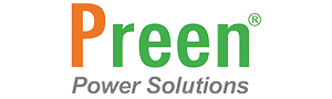 Preen (AC Power Corp.) "Power Solutions" Logo